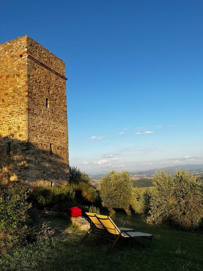 Medieval Tower In Umbria With Swimming Pool Montelagello Exterior foto
